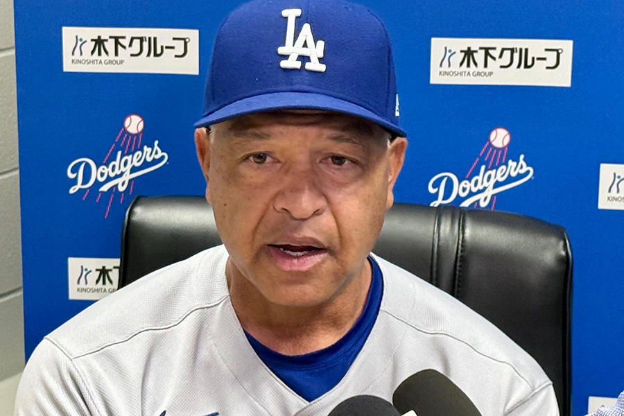 大谷翔平、球団新55号も「驚かない」 ロバーツ監督は大絶賛、9月は