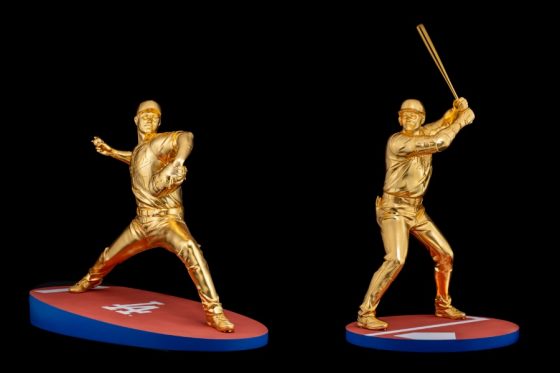 大谷翔平、1億円超の等身大黄金像が展示へ 金箔計3000枚…1826万円