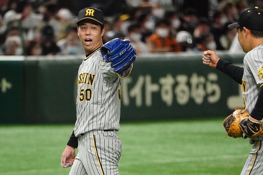 129球完投の阪神青柳は「まさにエースの姿」 球団OBが称賛したベンチで