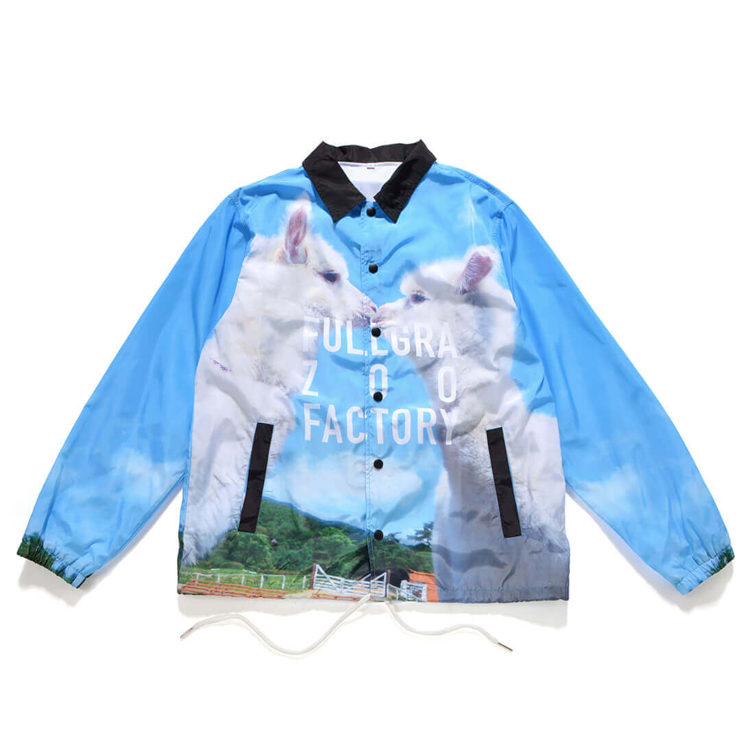 昇華転写プリントで全面印刷可！オリジナルデザインコーチジャケット