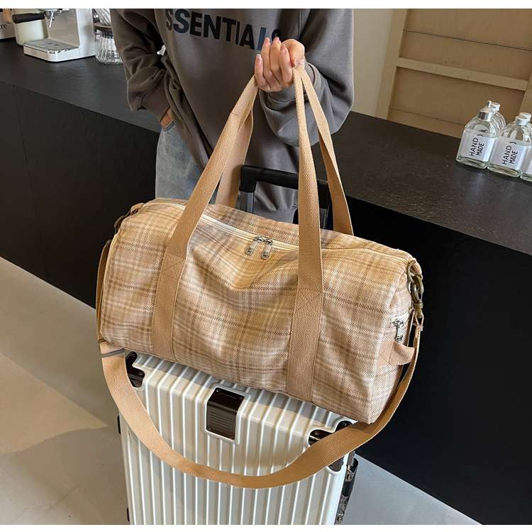 チェック柄トラベルボストンバッグ 20L 旅行|ボストンバッグ専門通販