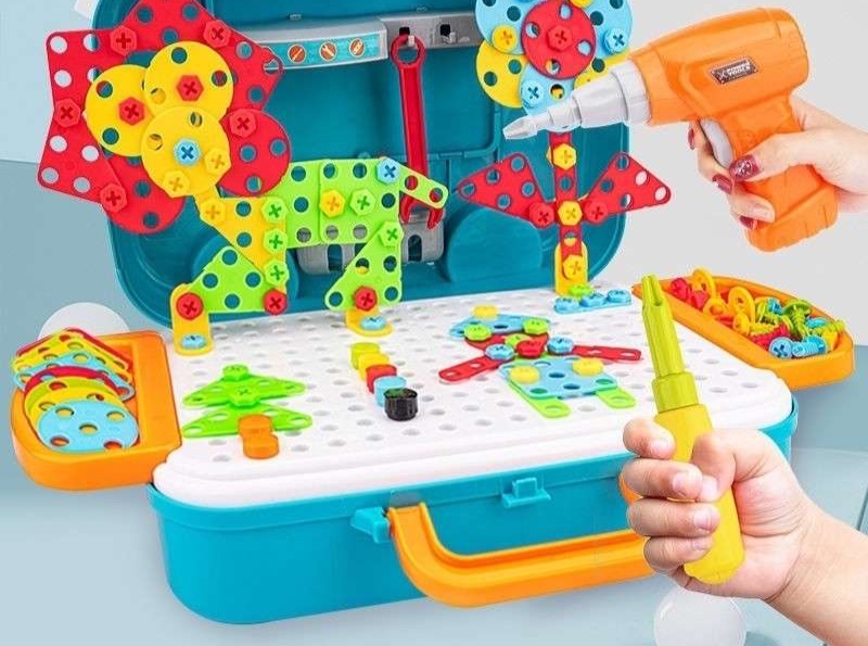 知育玩具 組み立てドリルおもちゃセット ネジ|知育玩具専門通販