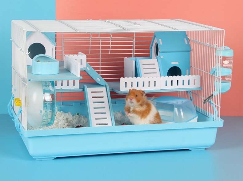 ハムスターケージ 二層式ハムスター別荘ケージ ハウス|ハムスター