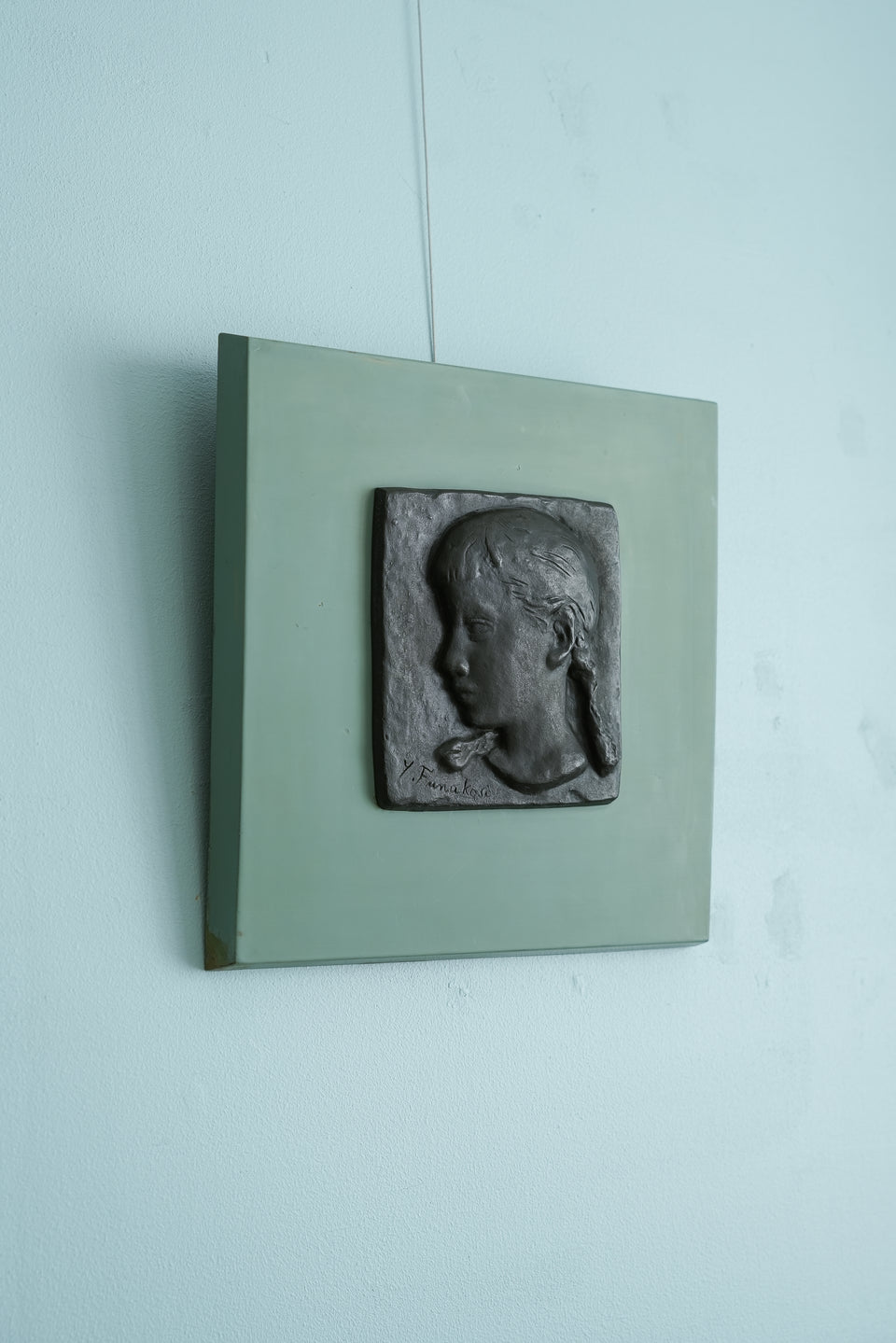 舟越保武 レリーフ ブロンズ 少女 彫刻/Yasutake Funakoshi Bronze