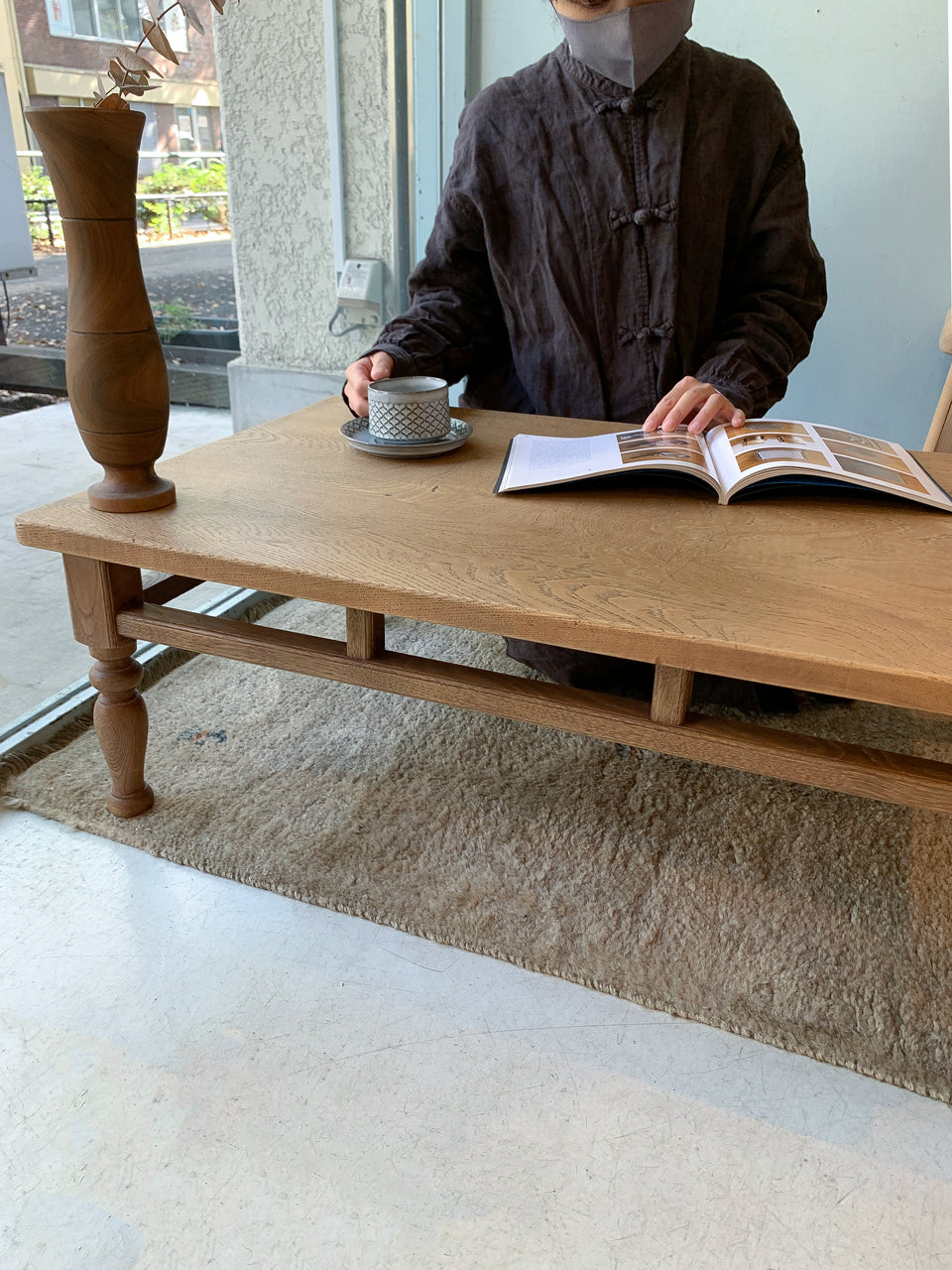 ジャパンヴィンテージ 座卓 ちゃぶ台 ローテーブル 古道具/Vintage Low