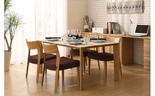 幅1500] カリモク家具『ダイニングテーブル』DU5200 [1135] 家具 国産