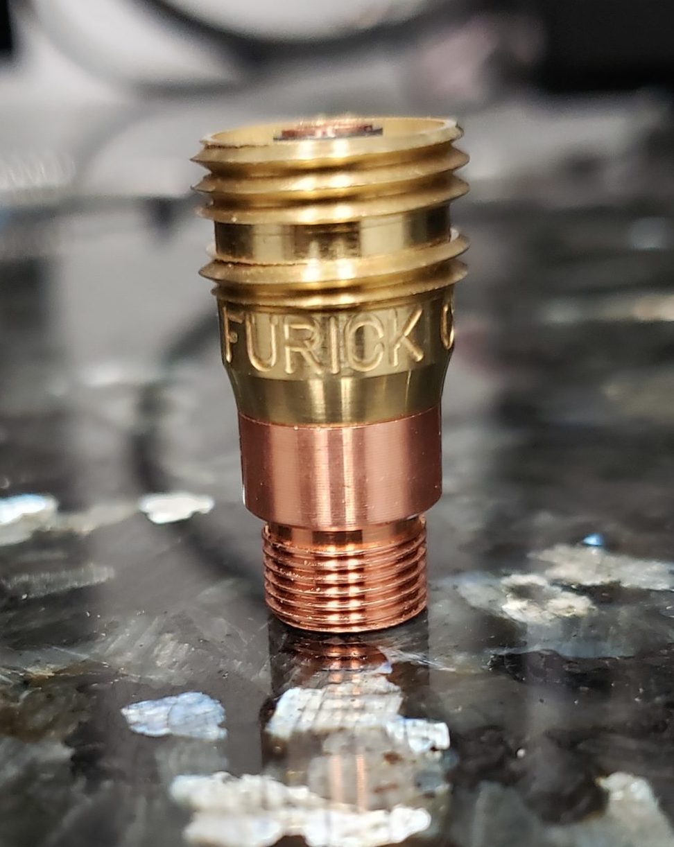 Stubby Gas Lens 17 Torch FURICK BRAND (CHOOSE SIZE ) - Furick Cup