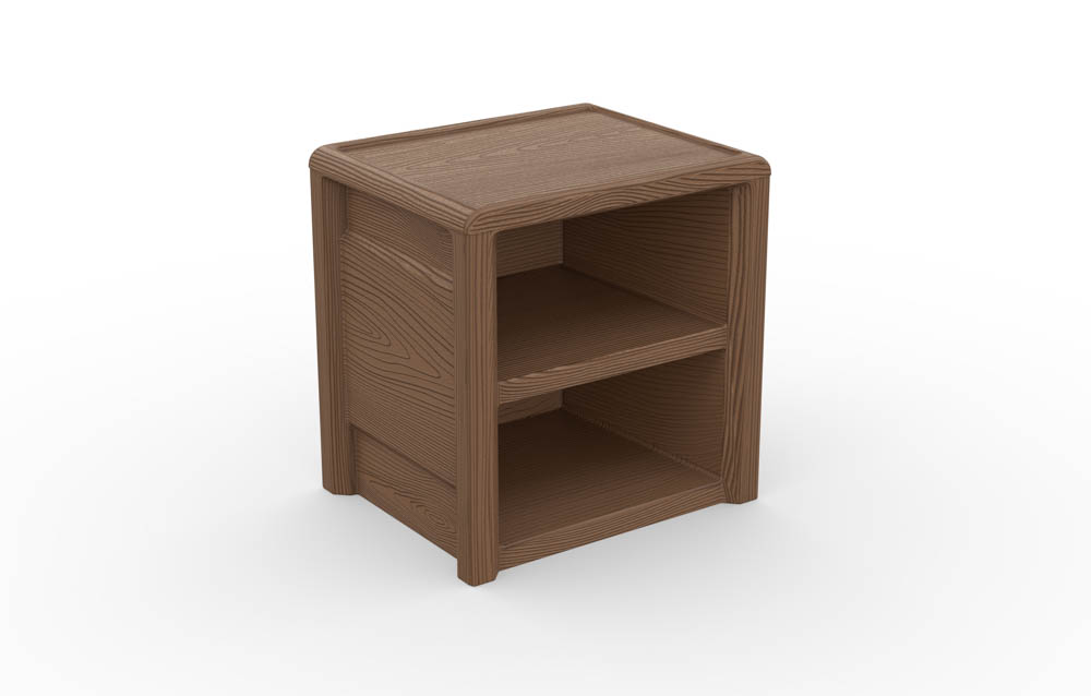 Sequoia Molded Plastic Nightstand | Ligature-Resistant Furniture