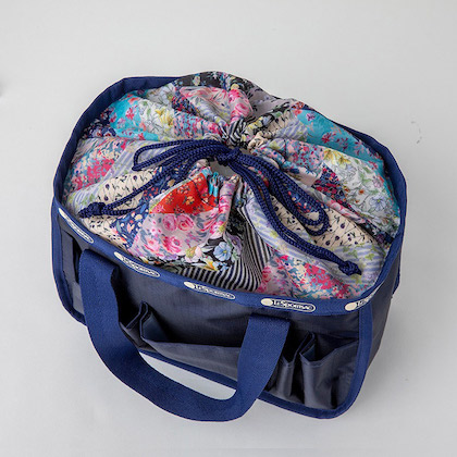 LESPORTSAC COLLECTION BOOK MULTI BOX MEMORY FLORAL QUILT (TSUTAYA
