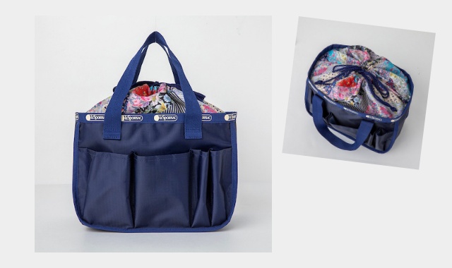 LESPORTSAC COLLECTION BOOK MULTI BOX MEMORY FLORAL QUILT (TSUTAYA