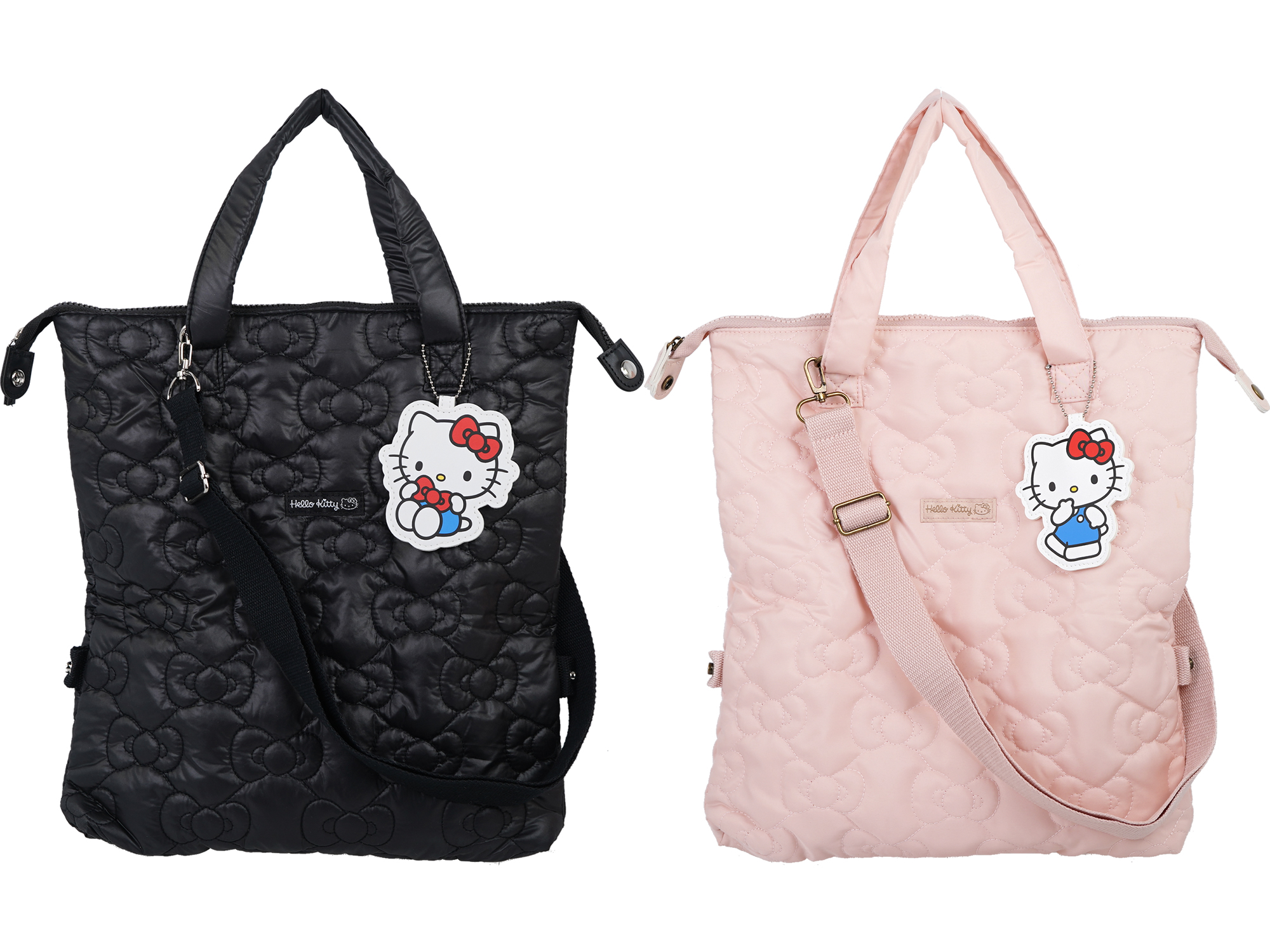 HELLO KITTY リボンな3wayキルティングBAG BOOK 全2種 キュートPINK