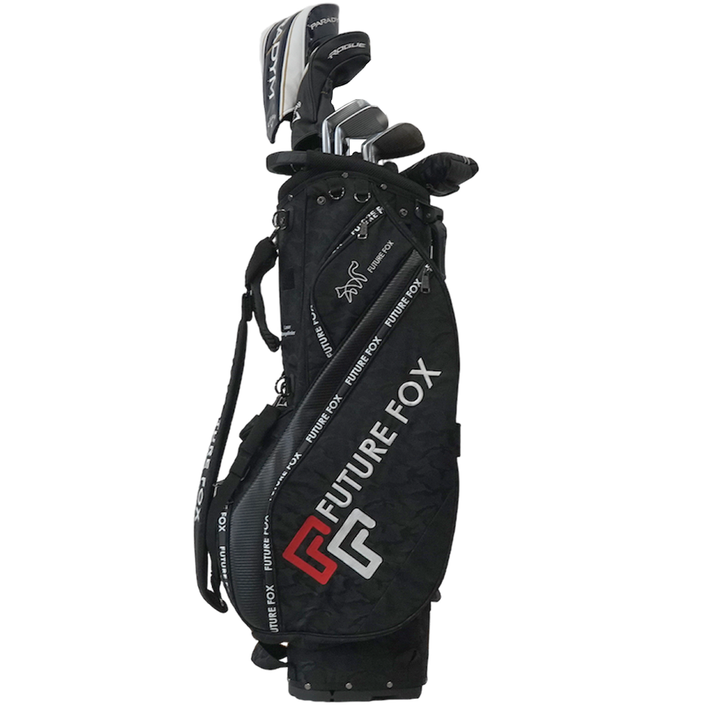ゴルフバッグ ブラック スリクソンZXメンズゴルフセット11本キャディ