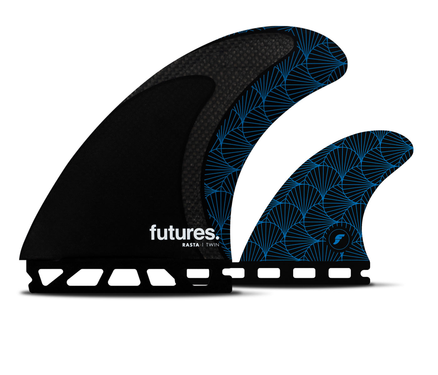 Rasta Twin +1 - Twin Fin - Futures Fins US