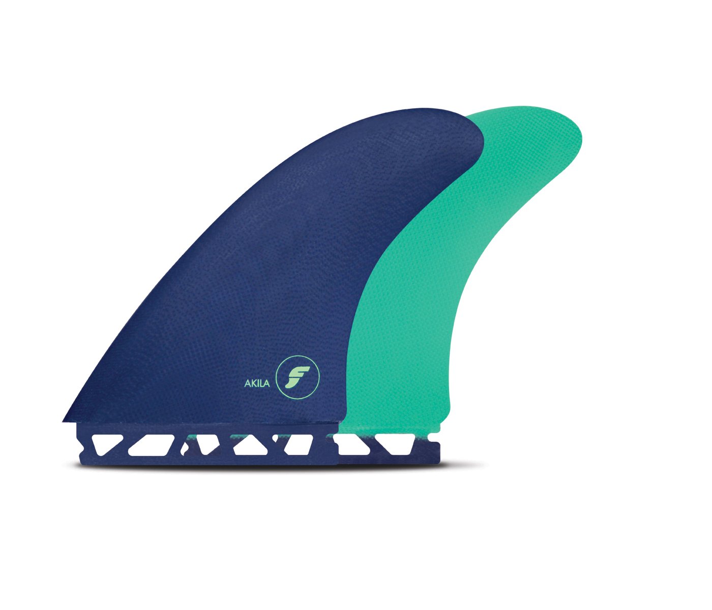 Akila Fiberglass Twin - Twin Fin - Futures Fins US
