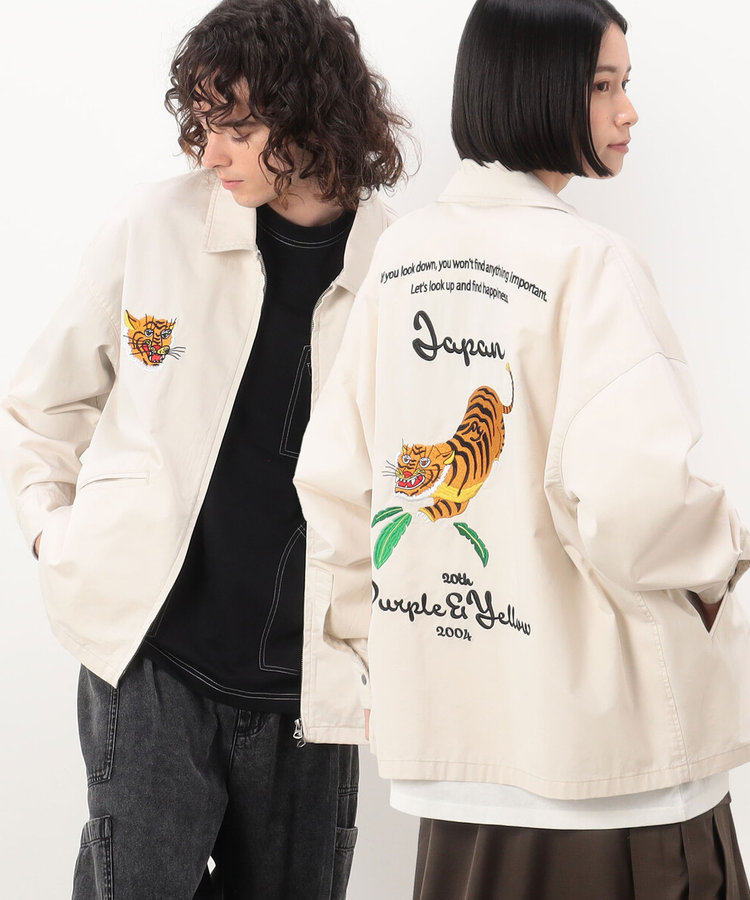 コットンツイル ベトジャン（55-02BG23-204）｜パープル&イエロー