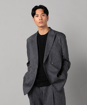 リネンストレッチ ダブルジャケット（59-15JK04-205）｜アルチザンメン