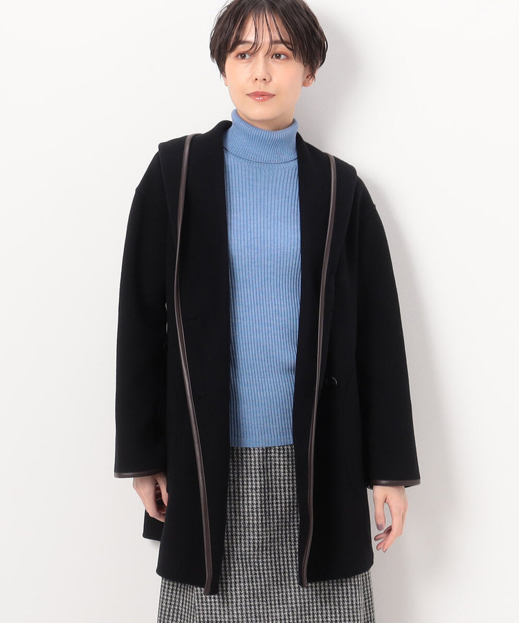 yori shirocon mimosaミモザジャガードコート 36