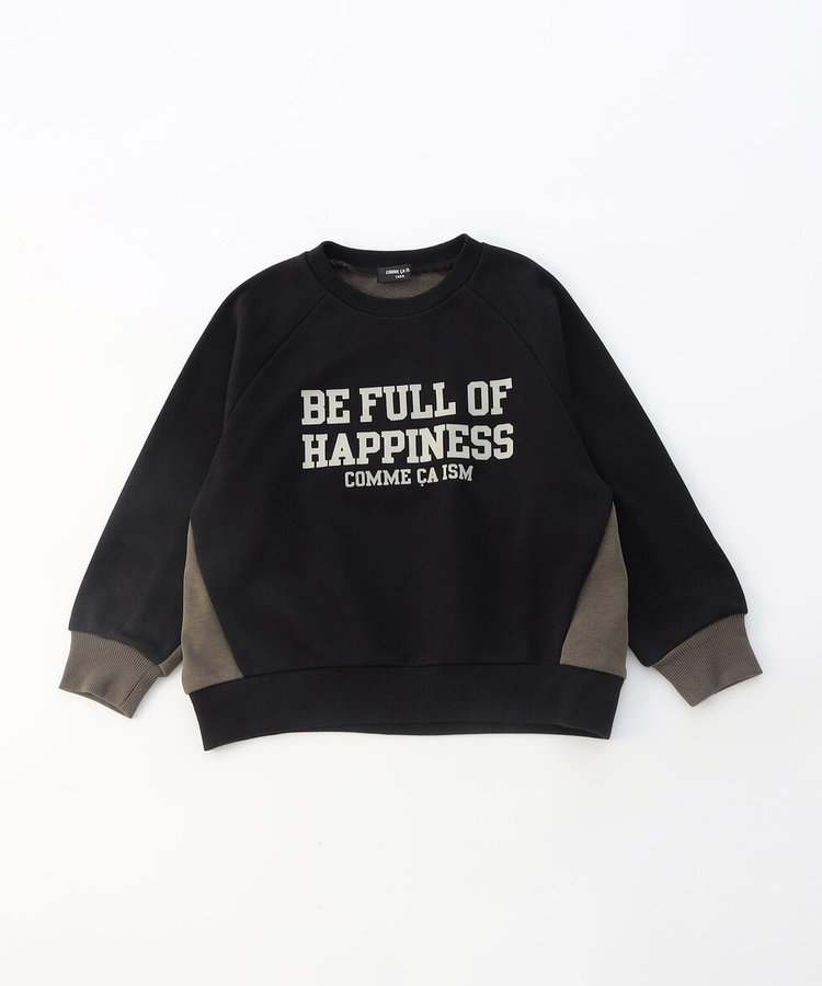 フロッキープリント 配色トレーナー（98-63CM54-205）｜コムサイズム