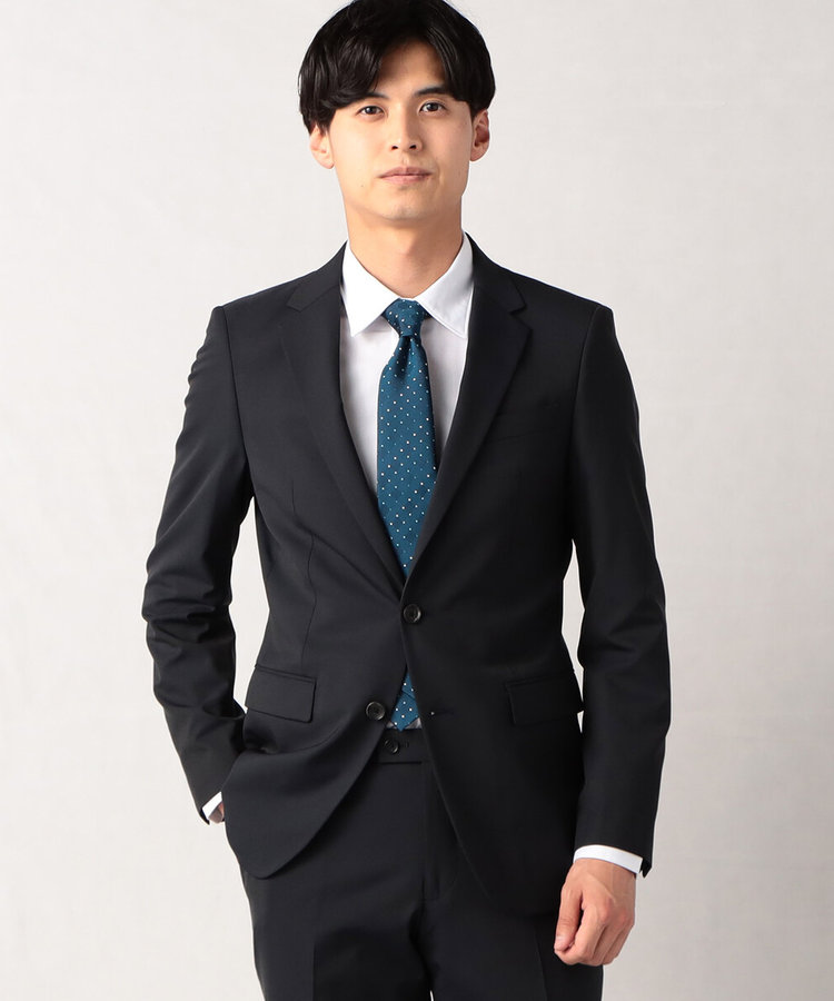 ポリエステルストレッチ ドビーセットアップジャケット（07-04GE05-203