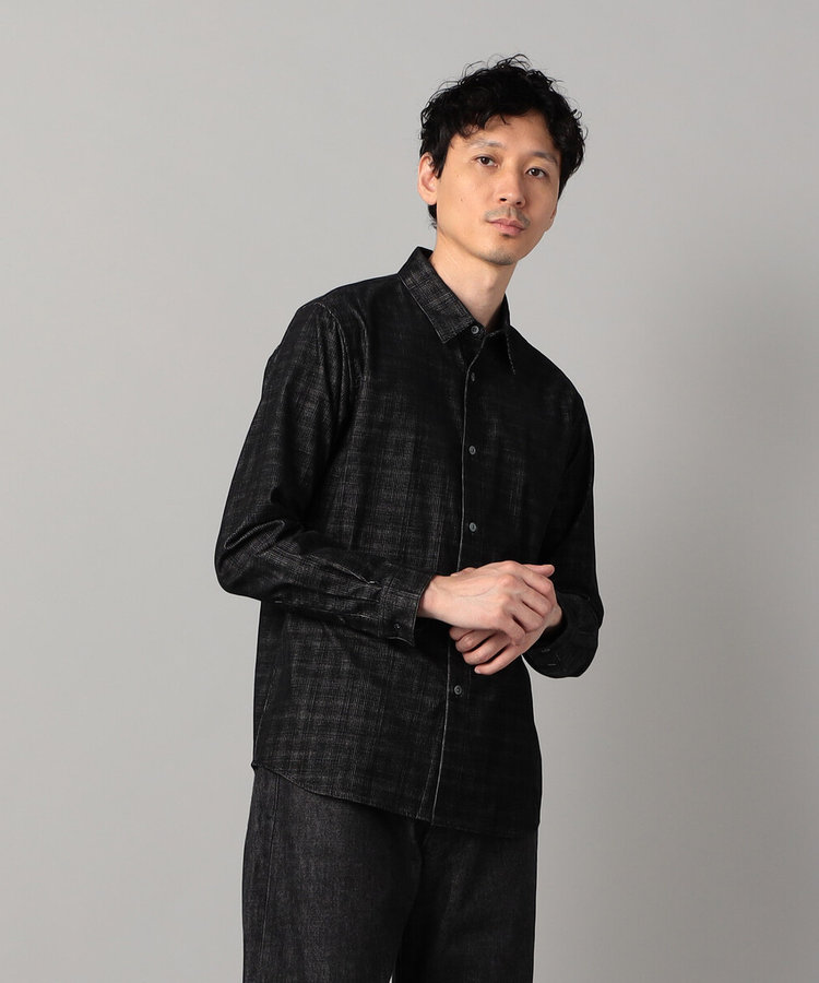 チェック コーデュロイ シャツ（07-19IM08-205）｜コムサメン（COMME