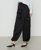 トリアセテート／ポリエステルサテン カーゴパンツ（01-10PK03-205