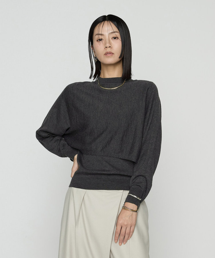 ウール梳毛 ツインニット（15-53IM12-205）｜コムサ（COMME CA
