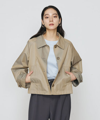 シャンブレー ショートブルゾン（15-63VK03-205）｜コムサ（COMME CA