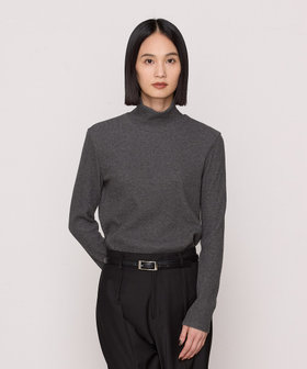 ラグウォームリブニット ハイネックプルオーバー（15-60EI12-204