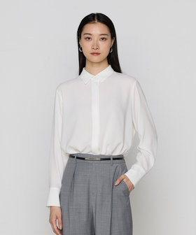 トリアセジョーゼット シャツ（15-73HK02-205）｜コムサ（COMME CA