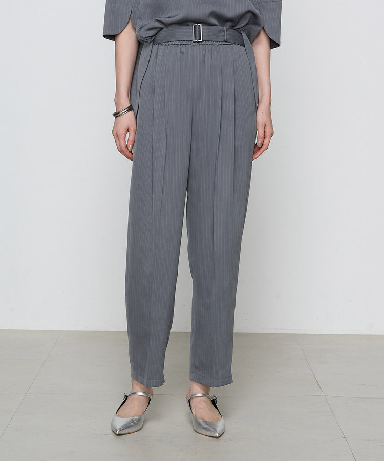 ブライトリーセットアップ】サテンストライプ ワイドパンツ（15-03PI06