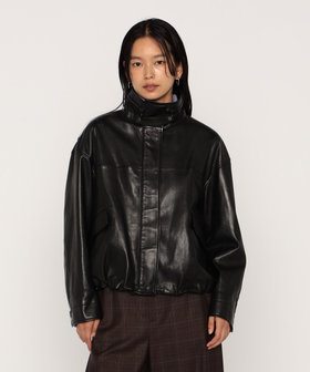 トルコラムレザー ブルゾン（18-11LM02-205）｜メゾン プラチナ