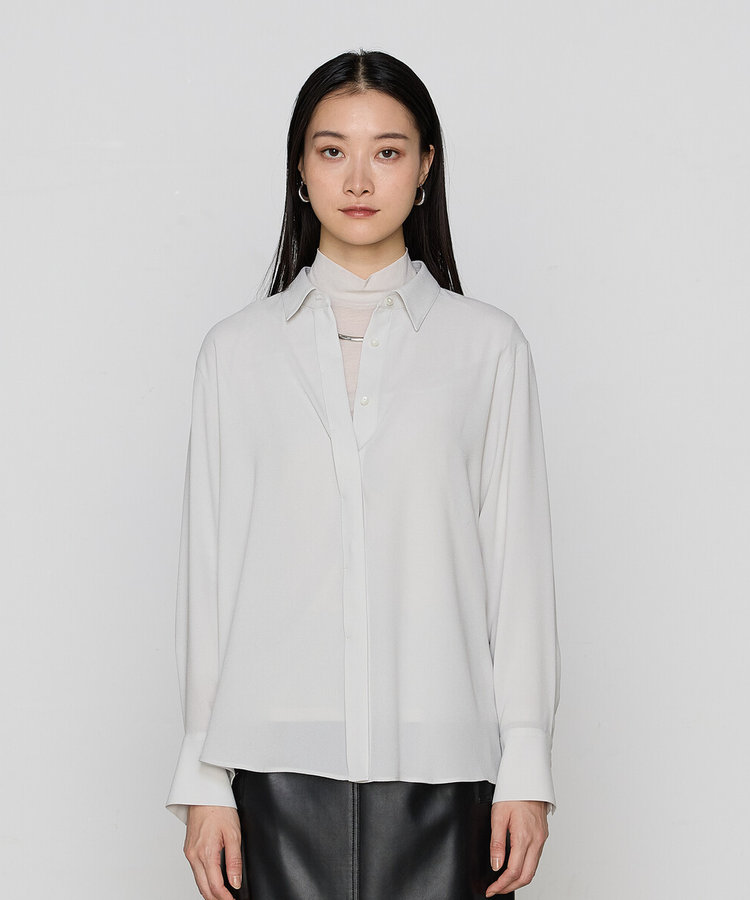 TALLサイズ 〕 トリアセジョーゼット シャツ（34-73HK02-205）｜コムサ