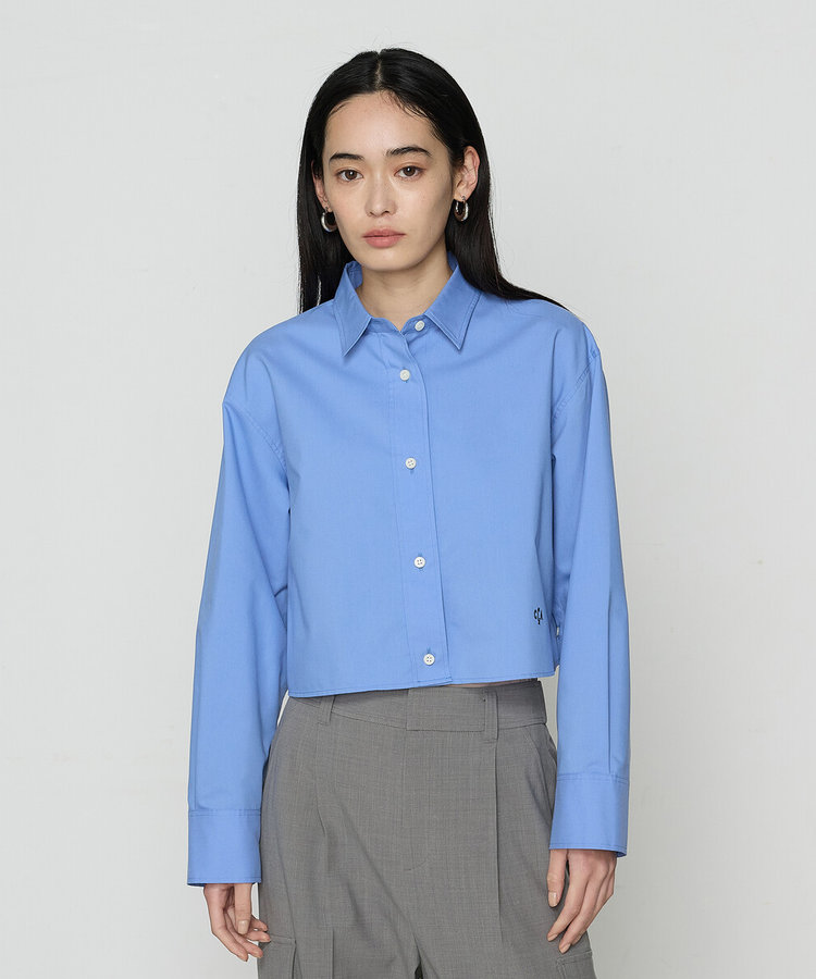 TALLサイズ 〕 ストライプタイプライター／バルキーオックスフォード