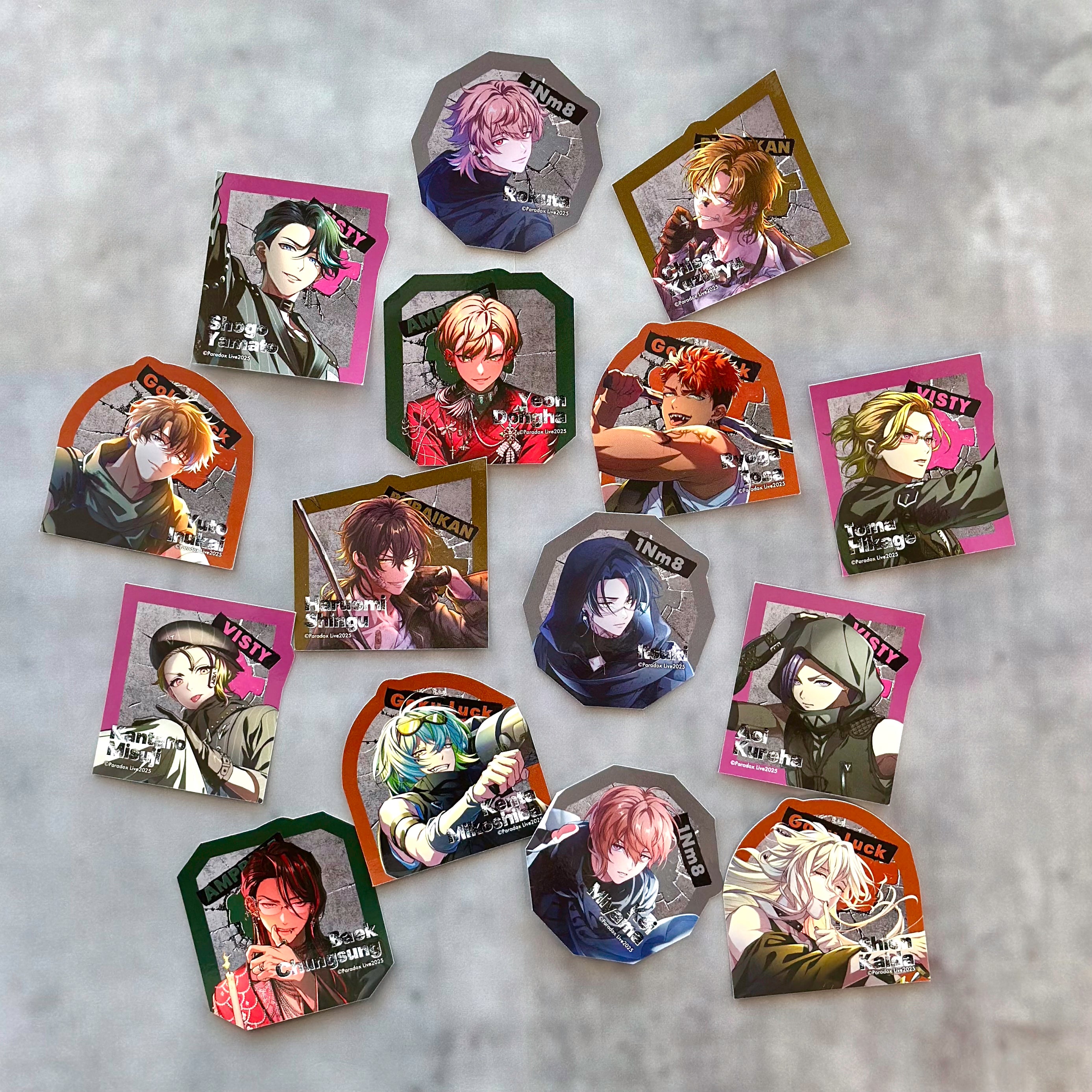 Paradox Live 6th Anniversary ダイカットステッカー Ver.2