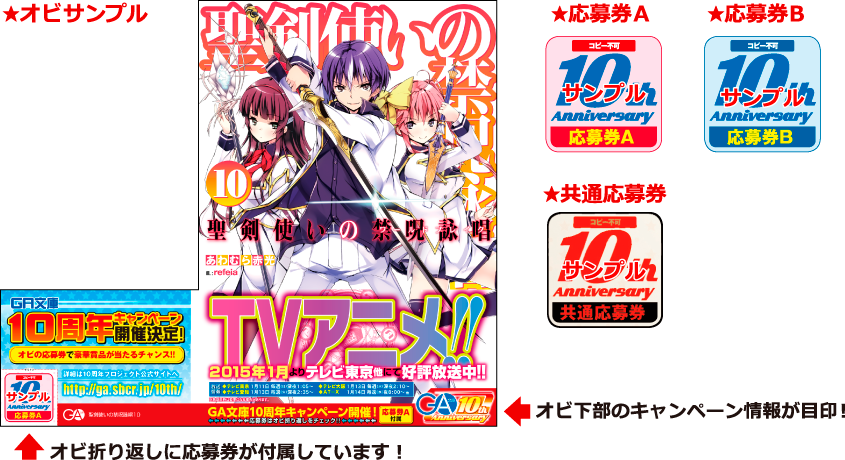 GA文庫｜10周年記念プロジェクト