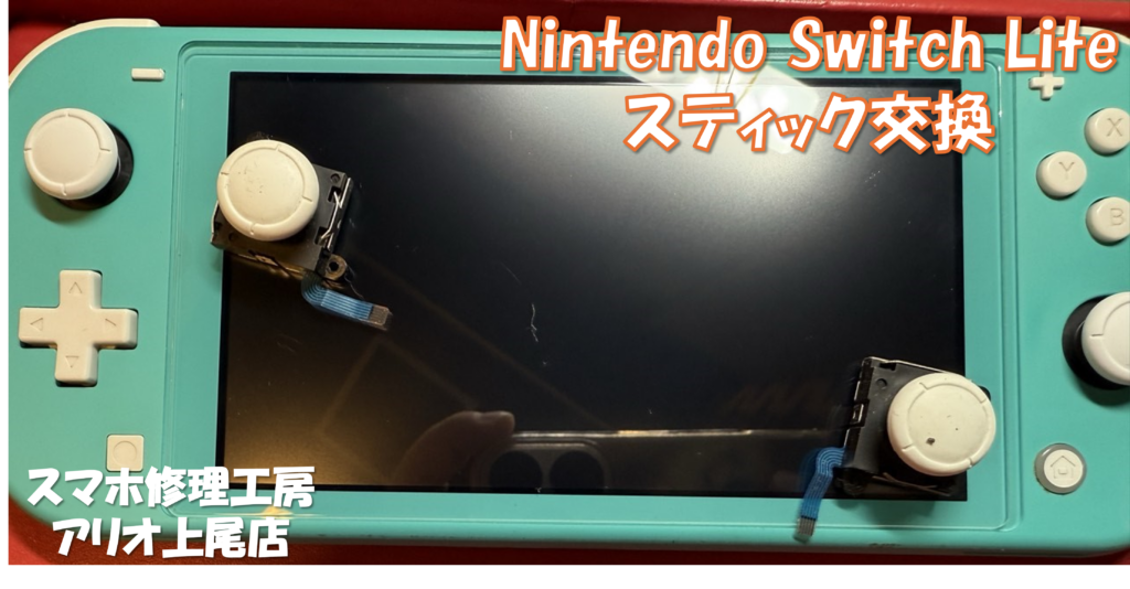 Nintendo Switch Lite（ニンテンドースイッチライト）のスティックの