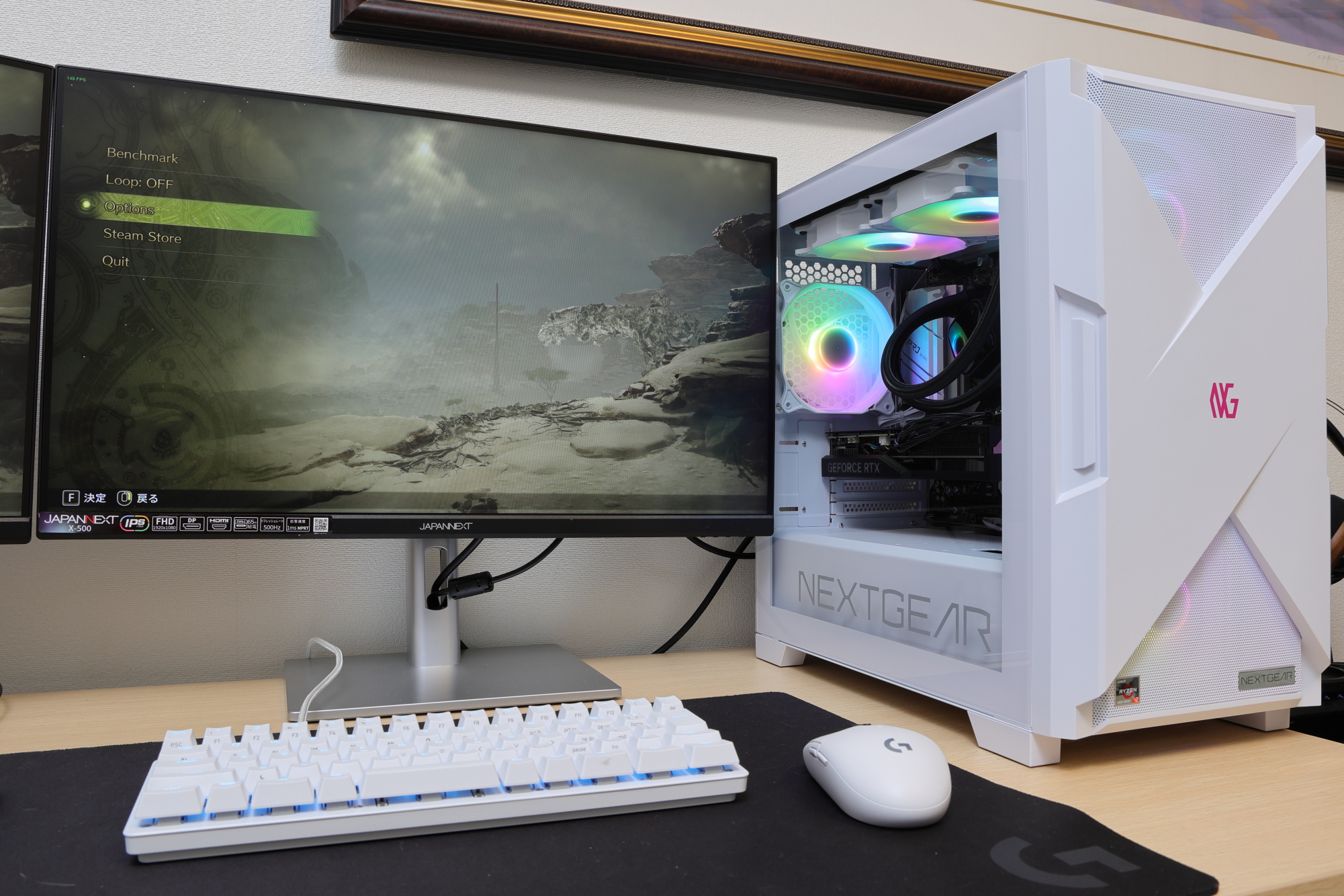 高性能 GALLERIA ゲーミングpc RTX3060Ti モンハンワイルズ