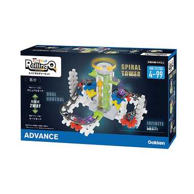 83747 Gakkenニューブロック ローリングキュー スパイラルタワーセット
