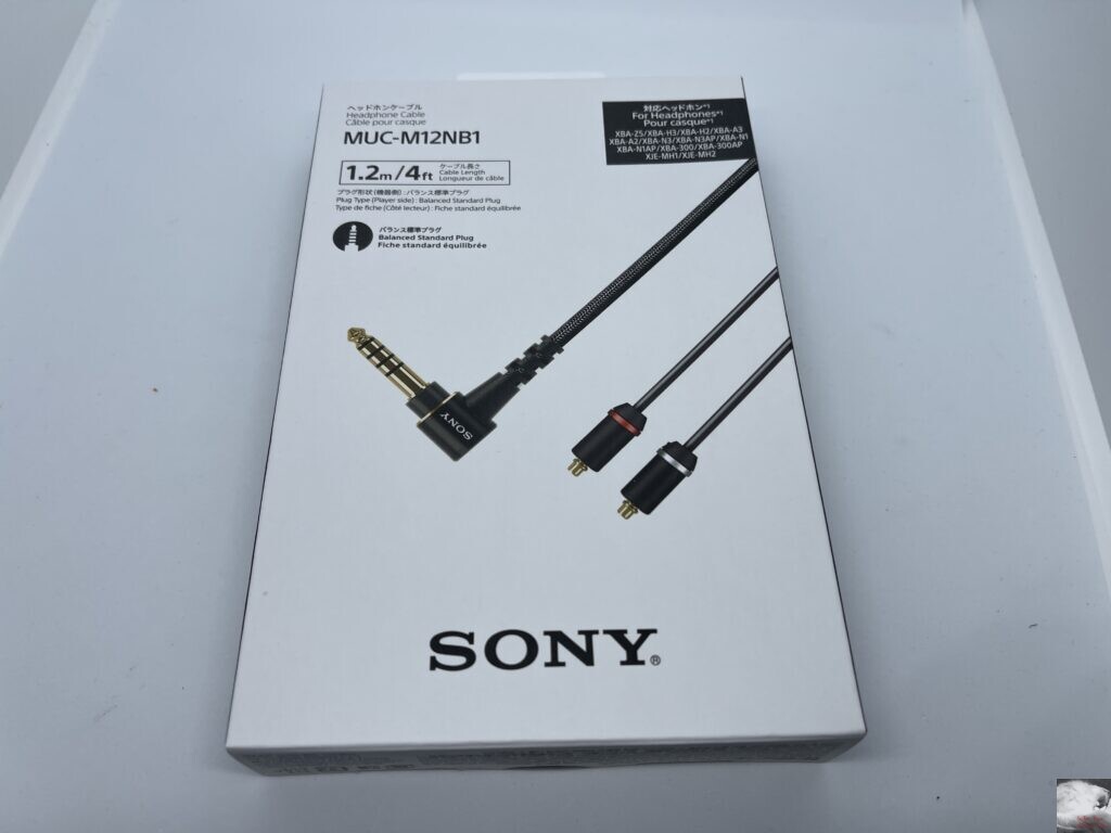 SONY 4.4mmバランス標準プラグ「MUC-M12NB1」購入レビュー | Gadget