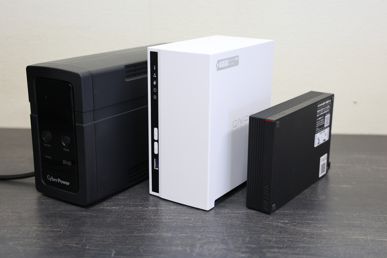 NAS用にUPS（無停電電源装置）を導入！CyberPower CPJ500【レビュー