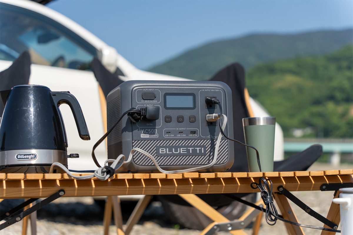 BLUETTI、小型ポータブル電源「AC50B」。700W／448Whで電力リフト機能