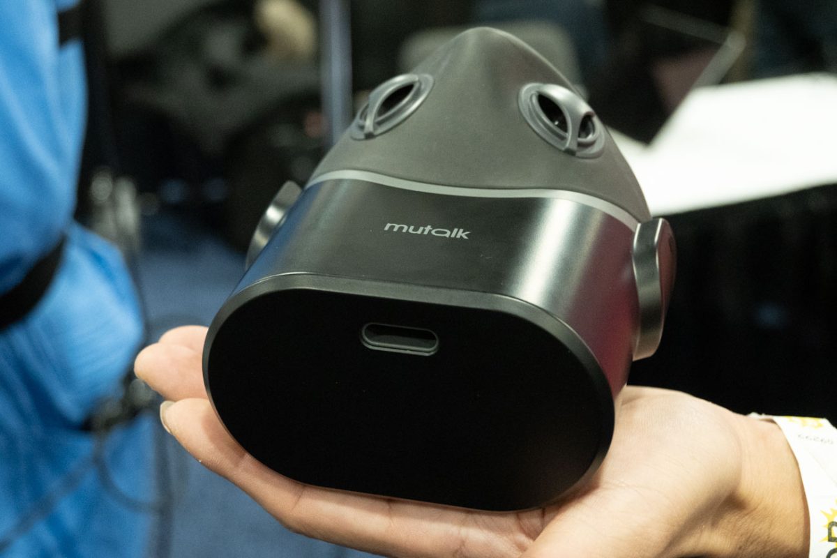 CES＞Shiftall、音質向上した“防音マイク”「mutalk 2」。付属ドングル