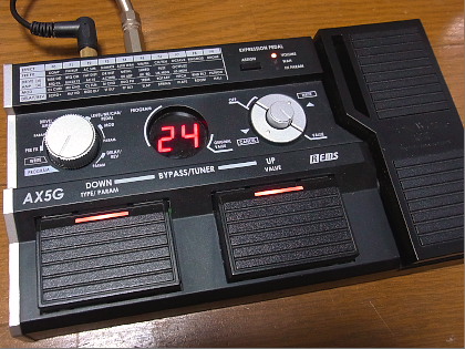 激安じゃじゃ馬マルチエフェクター、KORG AX3G/AX5Gを乗りこなす