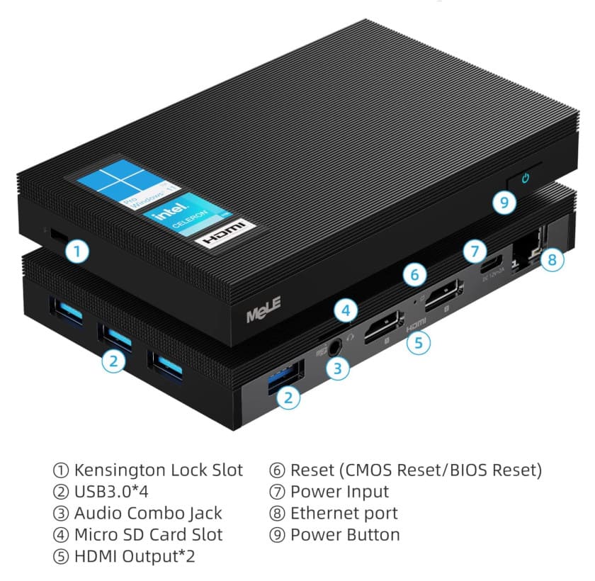 国内販売が待ち遠しい。MeLE「Quieter3Q」はCeleron N5105搭載なファン