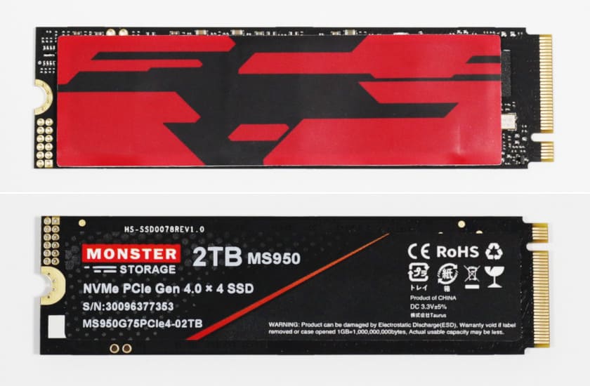 値下げ 新品Monster Storage MS950 2TB NVMe SSD 楽天市場】Monster