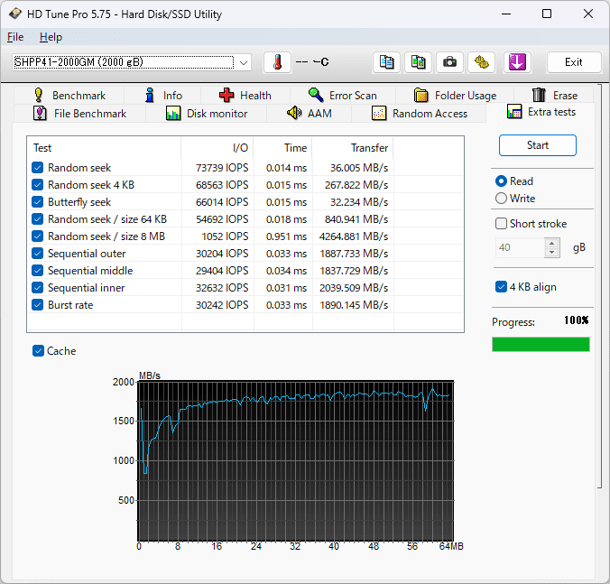 レビュー】 SK hynix Platinum P41(2TB)：ちょい熱だけど最上性能な