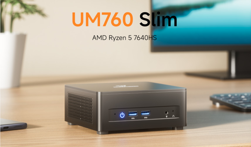 いままで地味になかった。 MINISFORUM「UM760 Slim」はRyzen 5 7640HS
