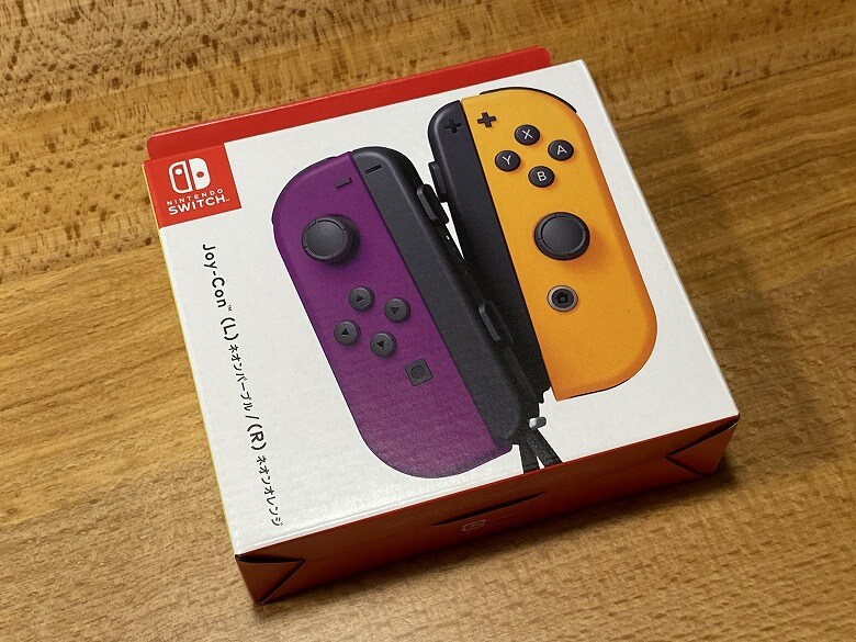 Joy-Con(L) ネオンパープル/(R) ネオンオレンジ レビュー】カラー