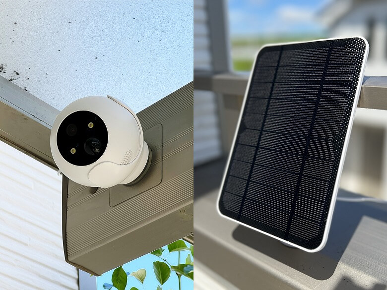 SwitchBotソーラー屋外用防犯カメラセット レビュー】外の様子を
