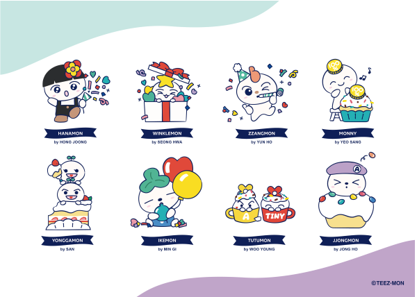 ATEEZ】公式キャラTEEZ-MON（ティーズモン）ポップアップ開催！東京